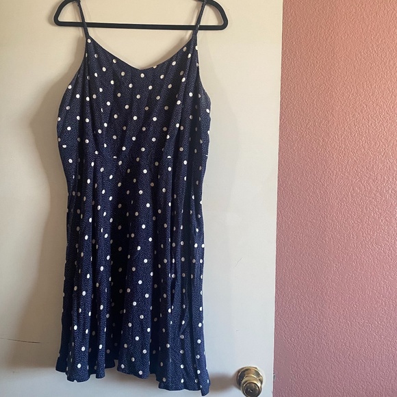 Old Navy Polka Dots Blue and White Dress - Picture 1 of 6